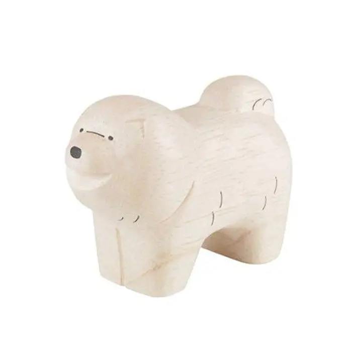 Chow Chow Animal de Madera Pole Pole