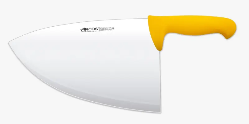Chuletera color amarillo Serie 2900 280 mm