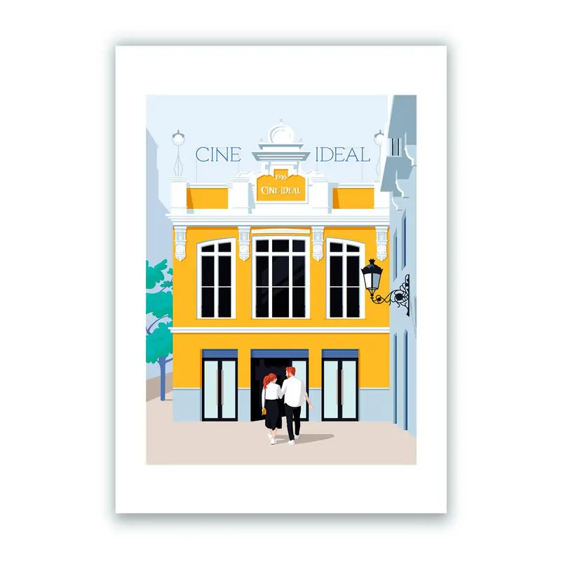 Cines Ideal Impresión Giclée