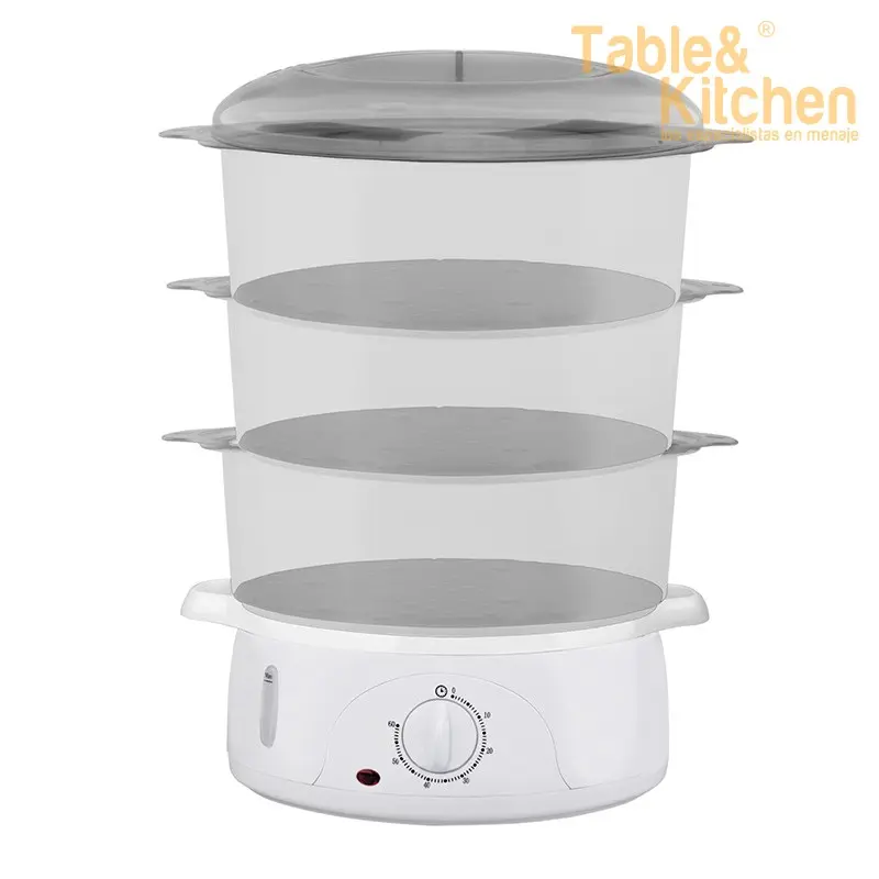 COCEDOR AL VAPOR 3 NIVELES KUKEN 800W