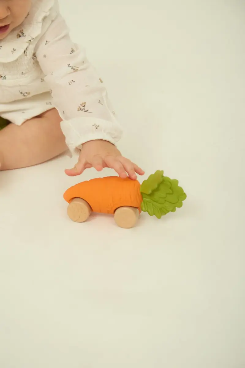 Coche Para Bebés Con Diseño De Zanahoria