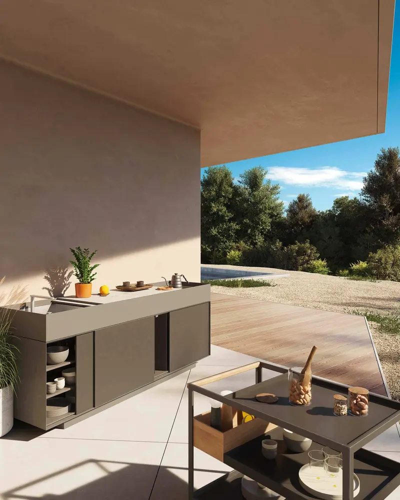 Cocina de inducción para exterior