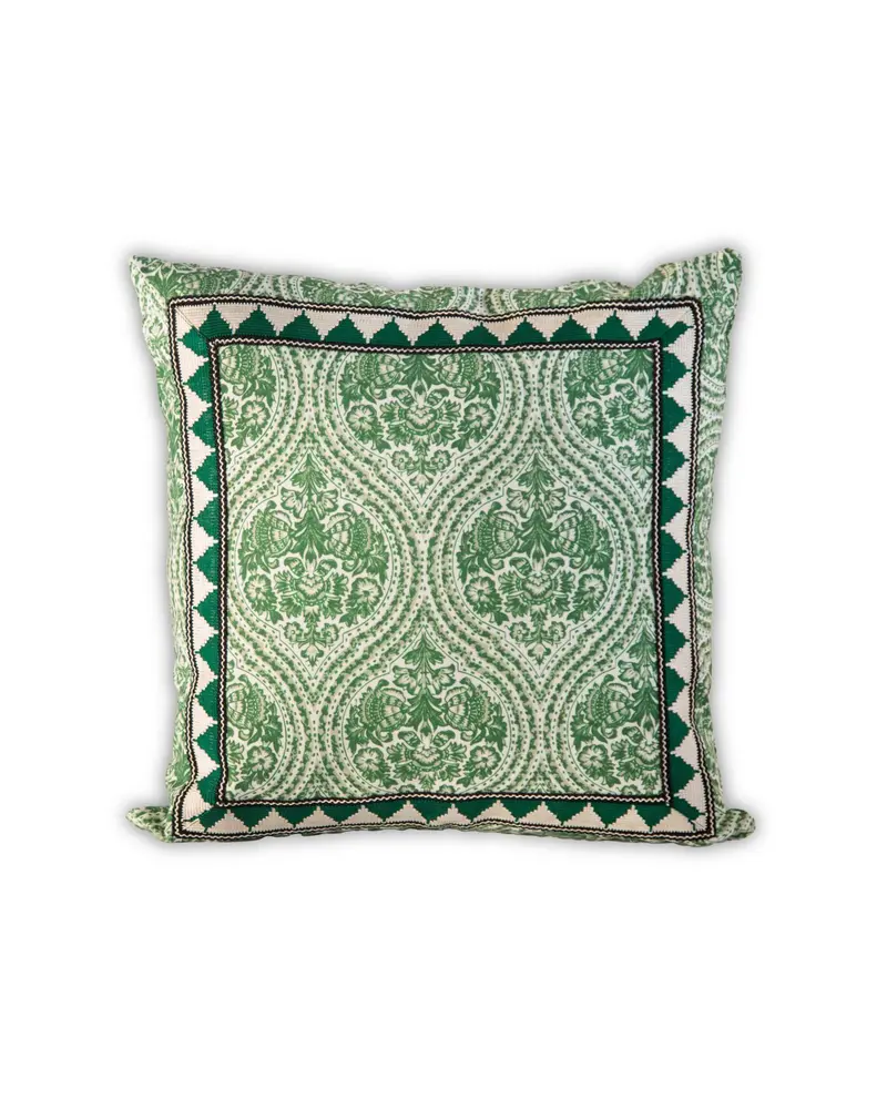 COJÍN AMAPOLA GRANDE (verde)