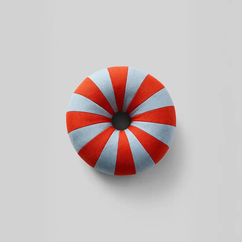 Cojín Float Azul / Rojo
