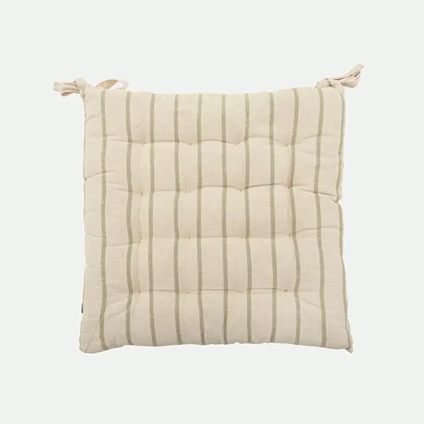 Cojín Silla Algodón 40X40Cm Cru.