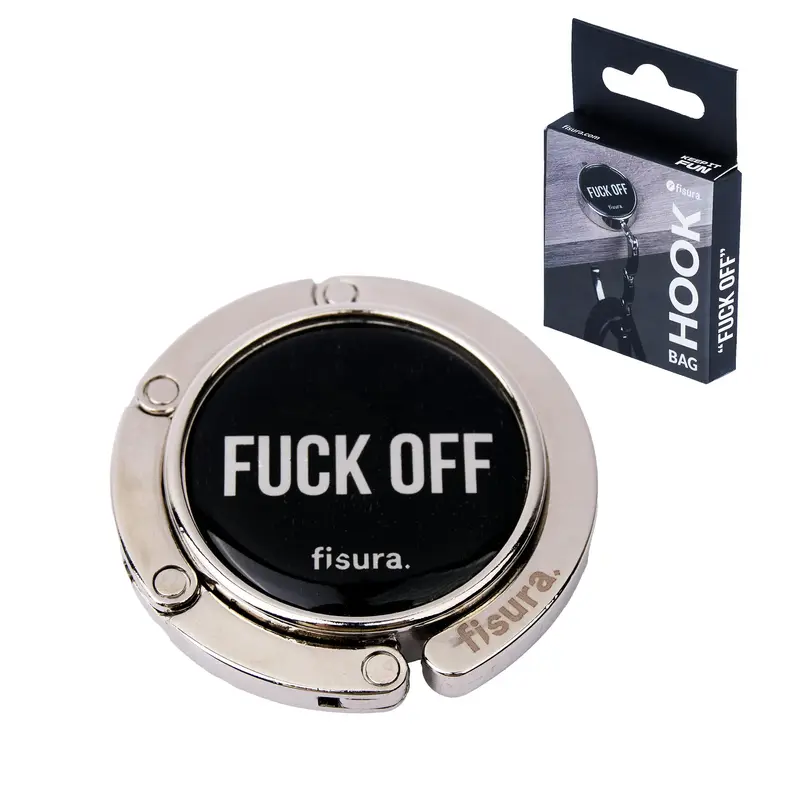 Colgador bolso "Fuck off”