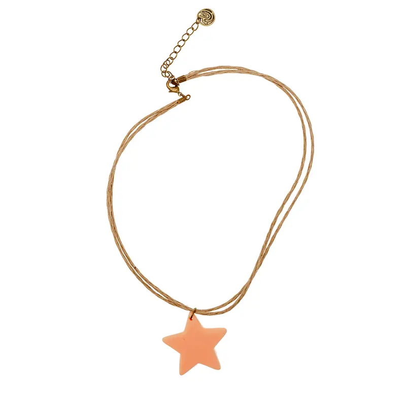 Colgante Estrella Azul 46Cm Az.