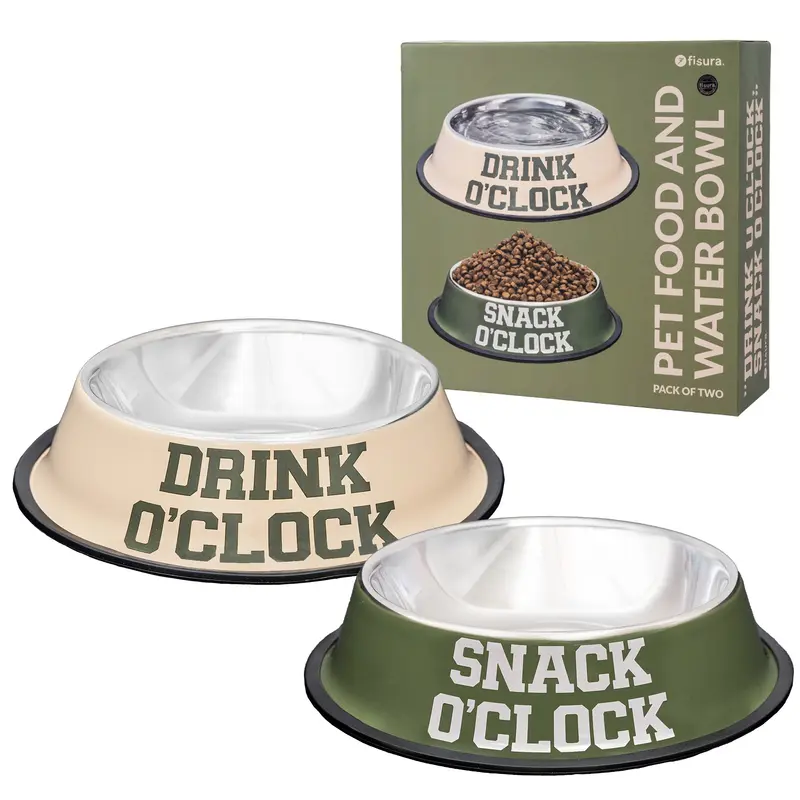 Comedero y bebedero “O’clock”