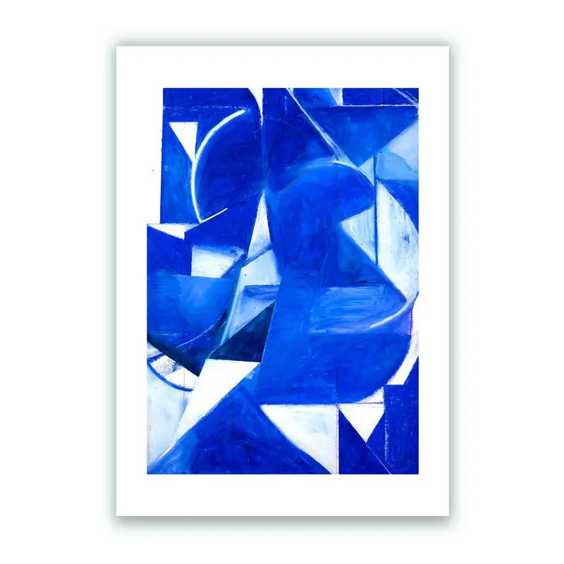 Composición Azul Impresión Giclée