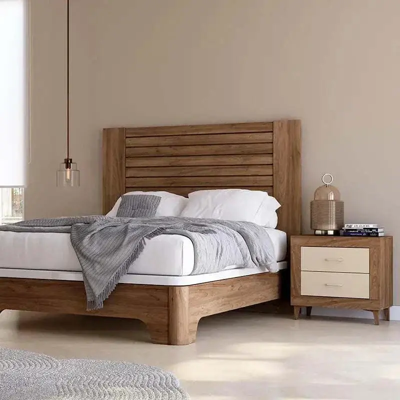 Composición dormitorio matrimonio L'AQUILA 1 con cabecero 160