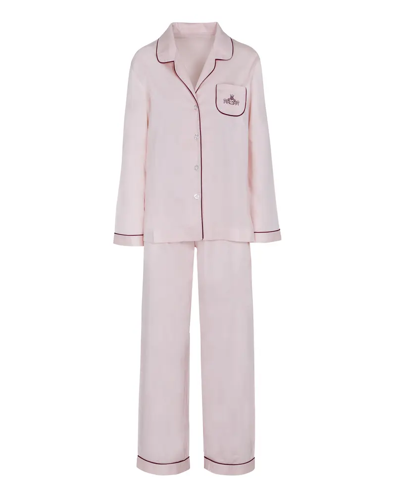 CONJUNTO PIJAMA ROSA LOGO