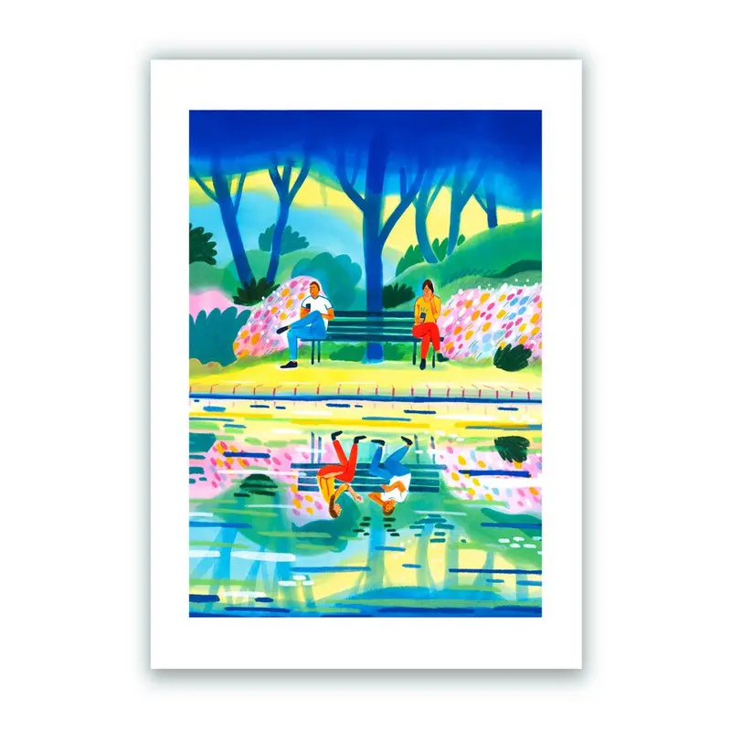 Conversation Impresión Giclée