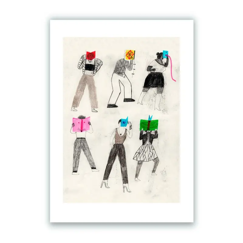 Cool Books Club 2 Impresión Giclée