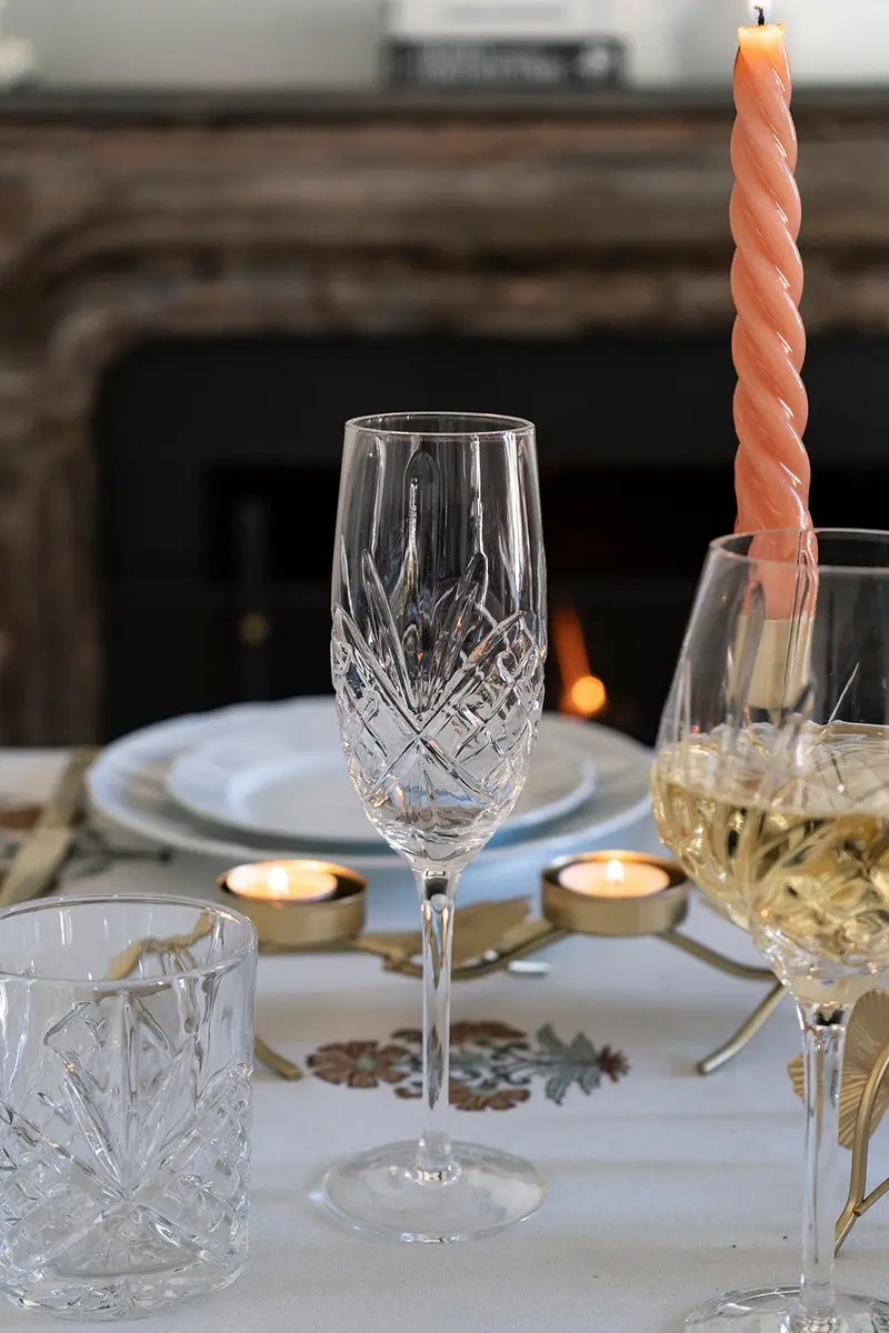 Copa De Champagne Cristal Espiga