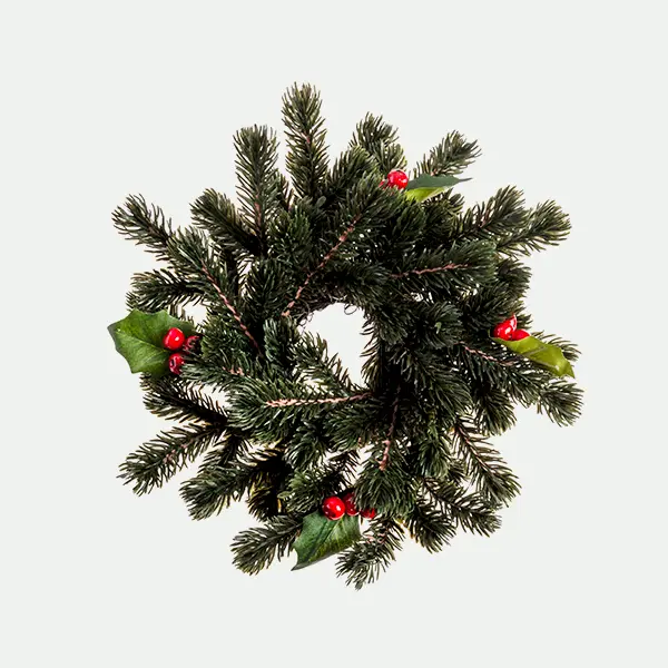 Corona navideña