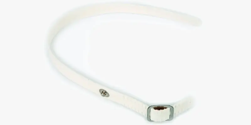 Correa blanca para guante talla 2-S