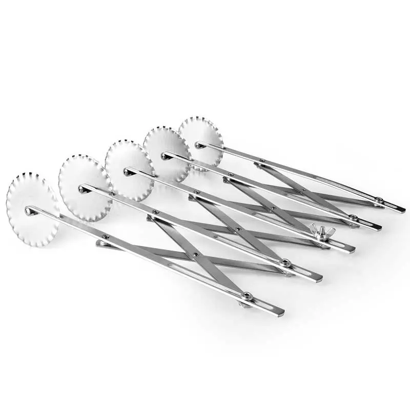 CORTAPASTAS ONDULADO EXTENSIBLE 5 RUEDAS