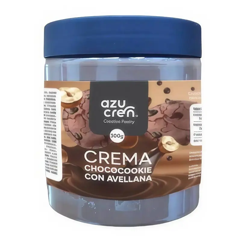 CREMA CHOCOCOOKIE CON AVELLANAS AZUCREN 30O GRAMOS ( HUESITOS )