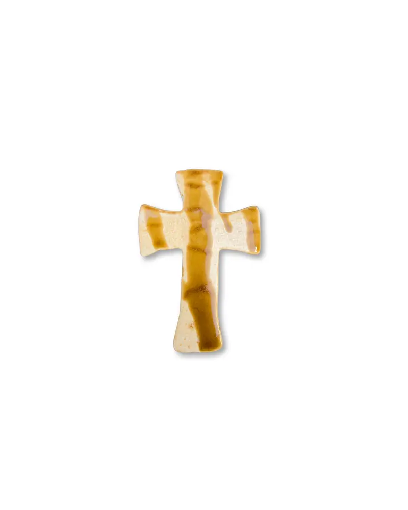 CRUZ DE CERÁMICA (Marrón)