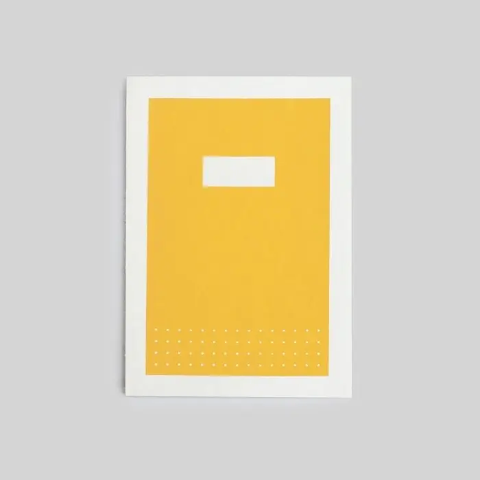 Cuaderno Cabinet A5 Cuadrícula de Puntos Amarillo
