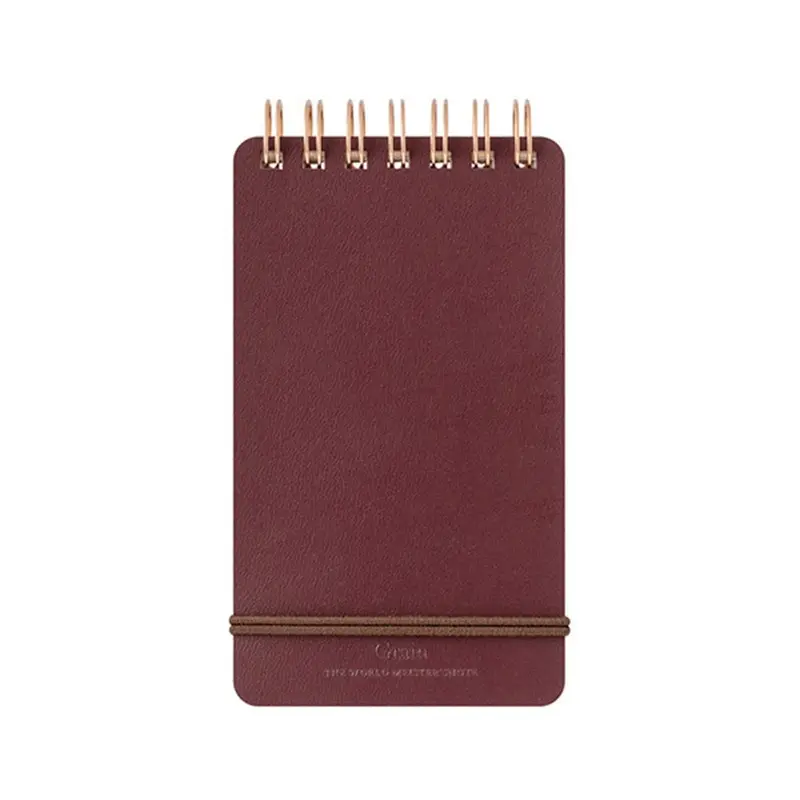 Cuaderno de Anillas WM Grain Rojo