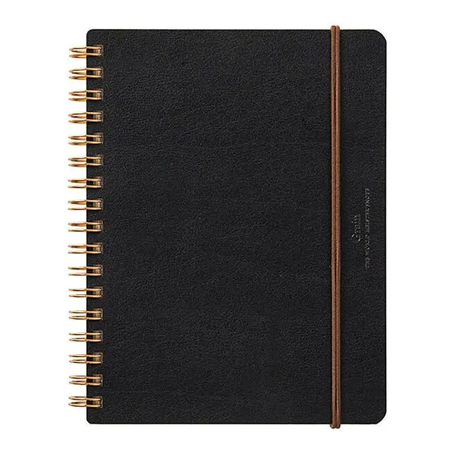 Cuaderno de Anillas WM Grain Variante B6 Negro