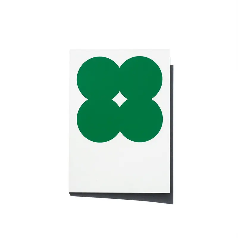 Cuaderno Hanji Symbol A5 Trébol Verde Liso