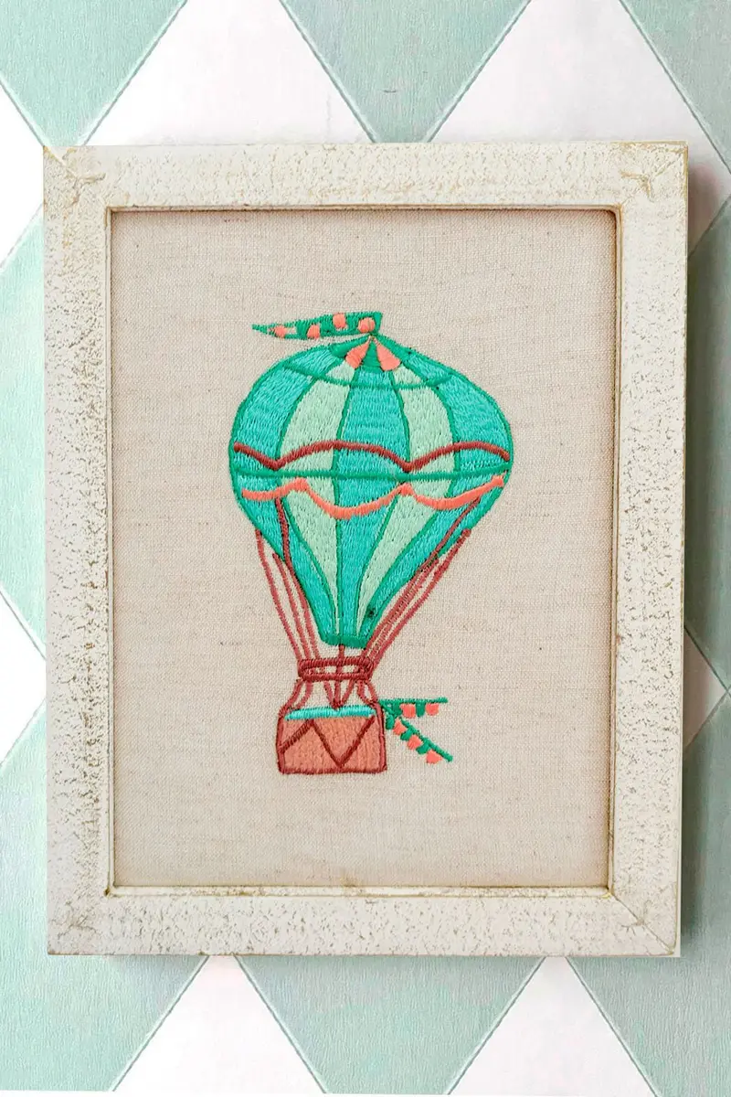 Cuadro Infantil Globo Aerostático