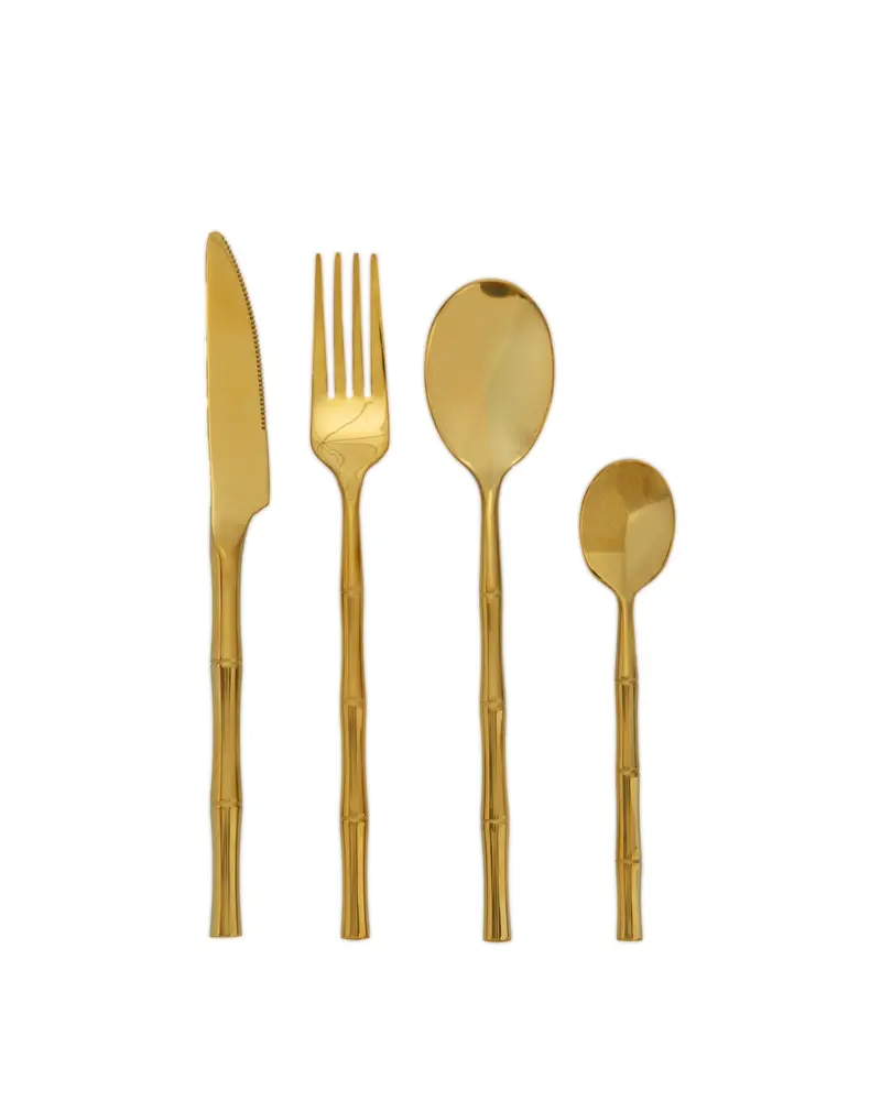 CUBIERTOS DORADOS