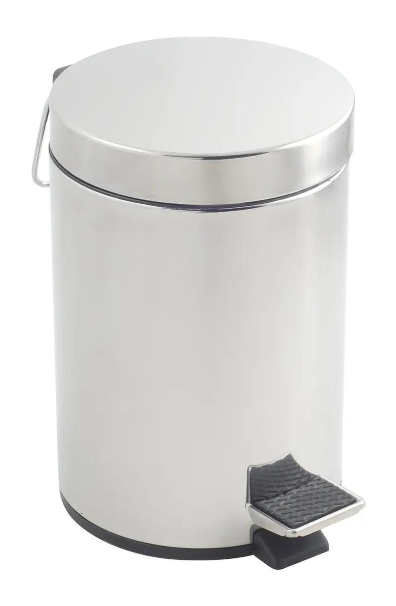 CUBO DE BASURA CON PEDAL INOX