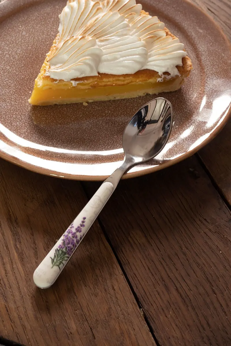 Cucharita Con Diseño De Flor De Lavanda