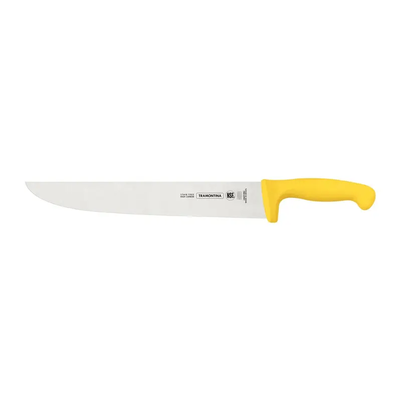 CUCHILLO CARNICERO 31CM - PROFESSIONAL AMARILLO NSF