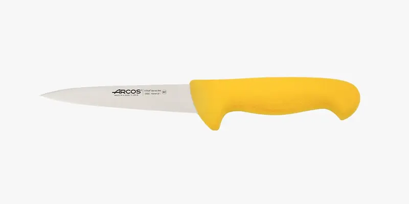 Cuchillo Carnicero color amarillo Serie 2900 150 mm