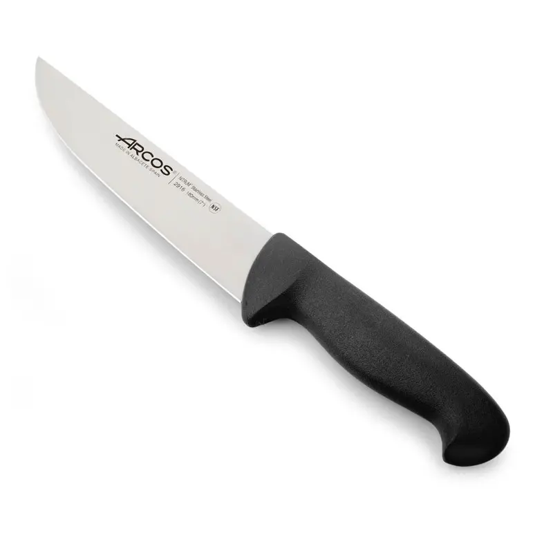 CUCHILLO CARNICERO NEGRO 180 MM SERIE 2900 ARCOS