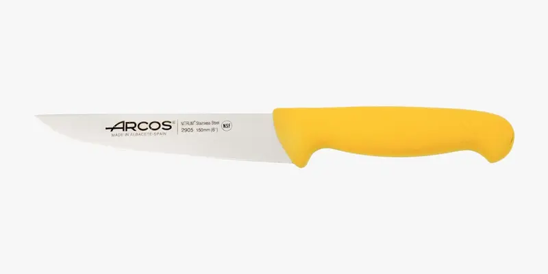 Cuchillo Cocina color amarillo Serie 2900 150 mm
