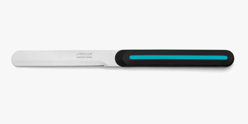 Cuchillo Desayuno Negro-Azul 100 mm