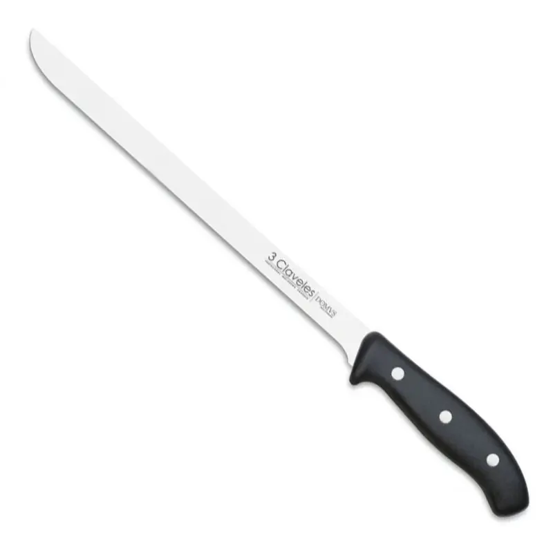 CUCHILLO JAMONERO DOMVS 25CM 3 CLAVELES