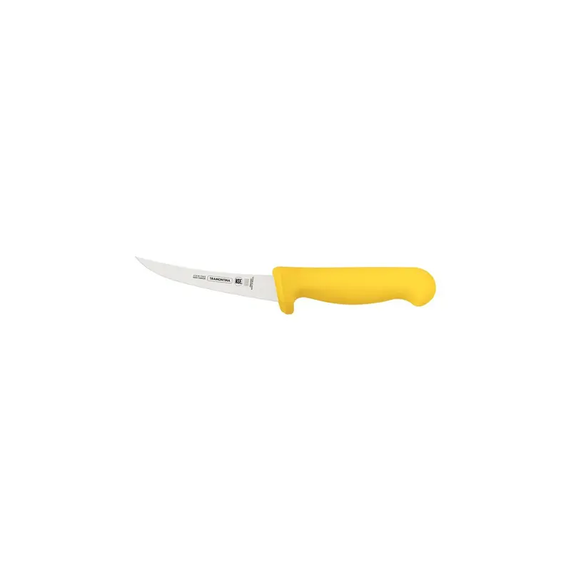 Cuchillo para Deshuesar Curvo Professional Amarillo NSF 13 cm