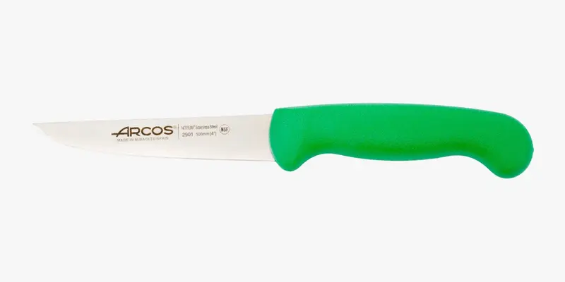 Cuchillo verduras color verde Serie 2900 100 mm