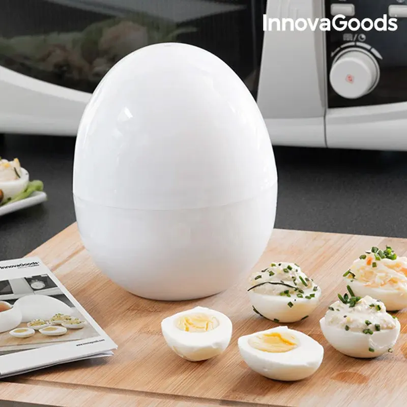 CUECEHUEVOS PARA MICROONDAS CON RECETARIO