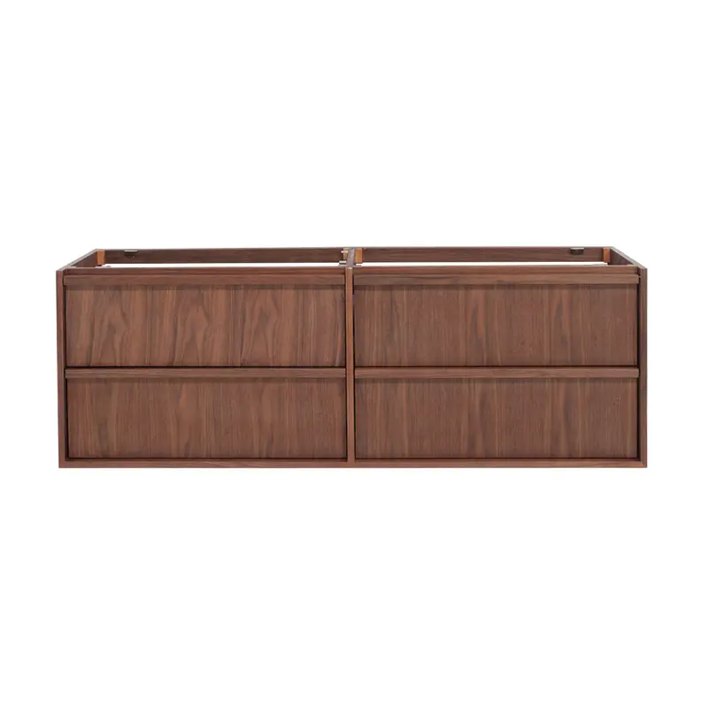 Cuerpo del gabinete Fien - Nogal - 150 cm | Amplio armario de almacenamiento