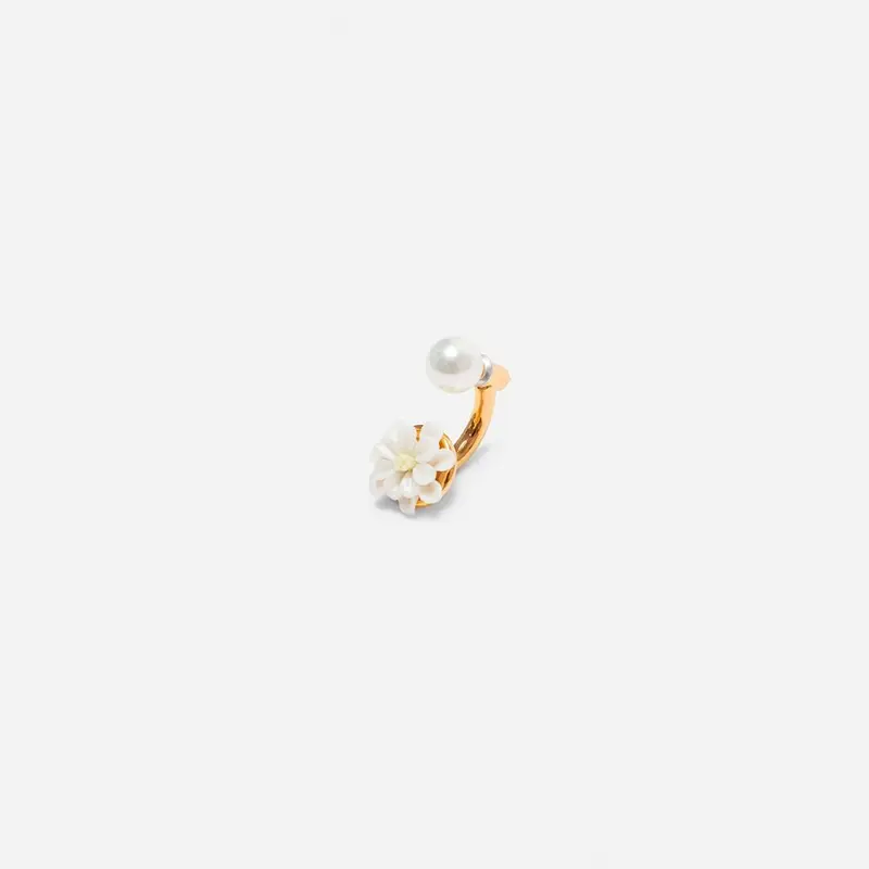 Daisy Pearl Sing Earring