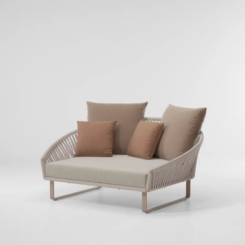 Daybed Bitta Bela Rope | Pie de aluminio 07C | Cuerda Z06