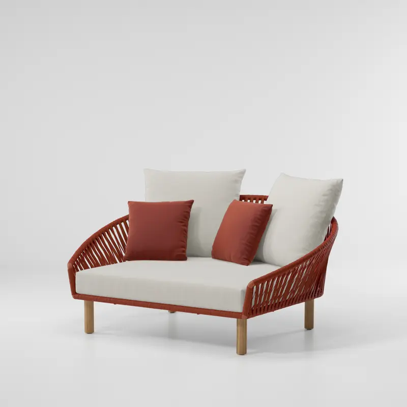 Daybed Bitta Bela Rope | Pie de teca N00 | Cuerda Z16