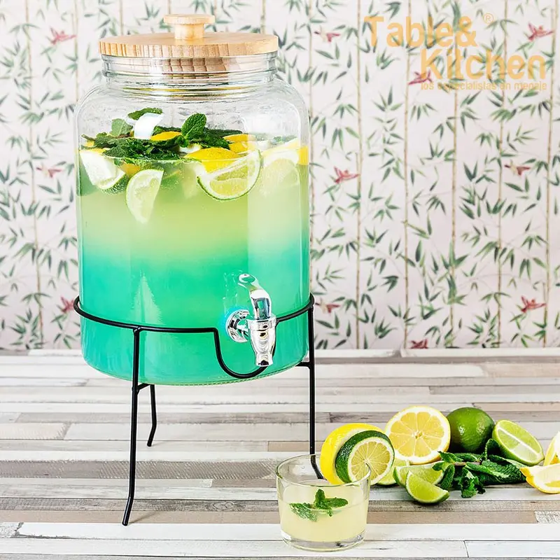 DISPENSADOR LIQUIDOS 7,5L C/SOPORTE Y COLOR VIBA QD