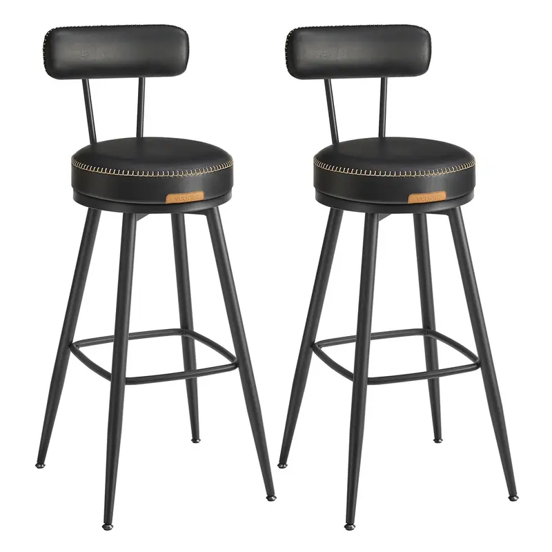 EKHO Colección - Juego de 2 Taburetes de Bar