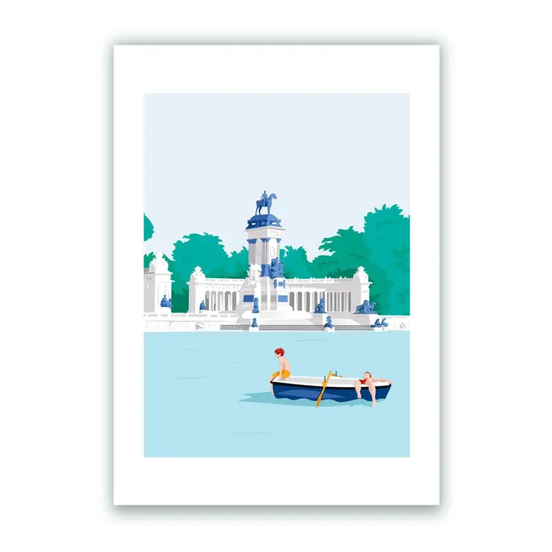 El Retiro Impresión Giclée