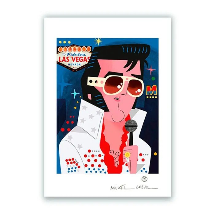 Elvis Impresión Giclée