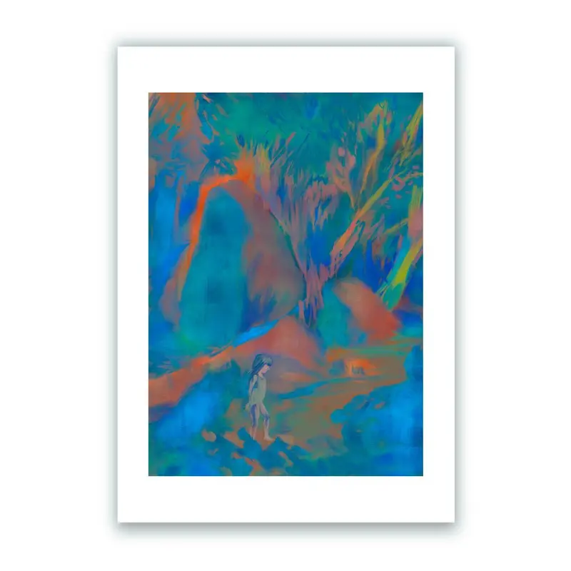En las Rocas Impresión Giclée