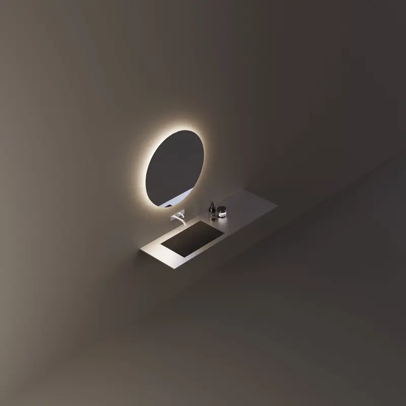 Encimera suspendida Ell Inox